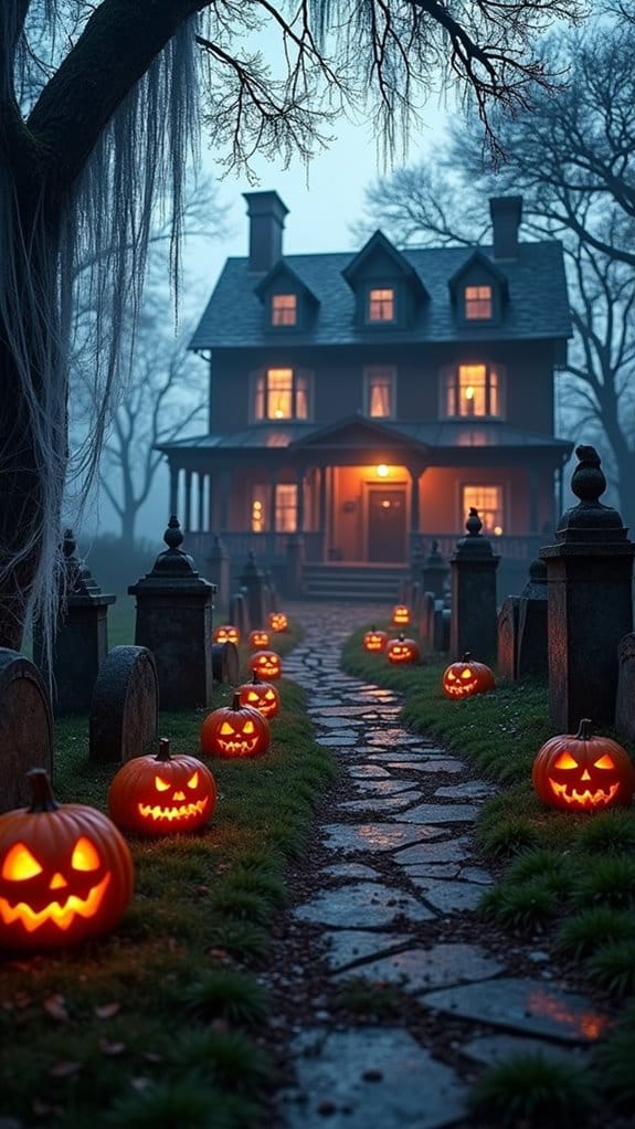 haunted graveyard spooky decorations