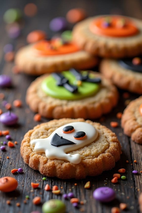 haunted halloween ginger snap treats