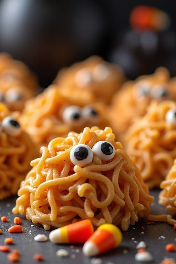 haunted haystack halloween treats