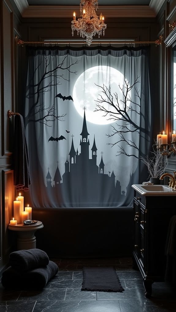 haunting bathroom halloween decor