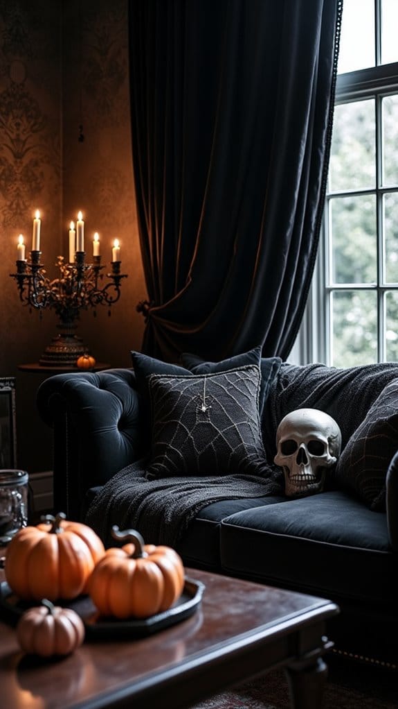 haunting mood with elegance