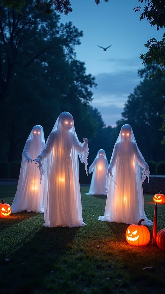 haunting shadows enhance atmosphere