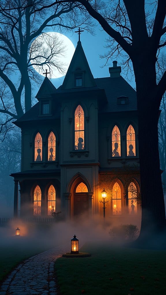 haunting yard ghost decorations