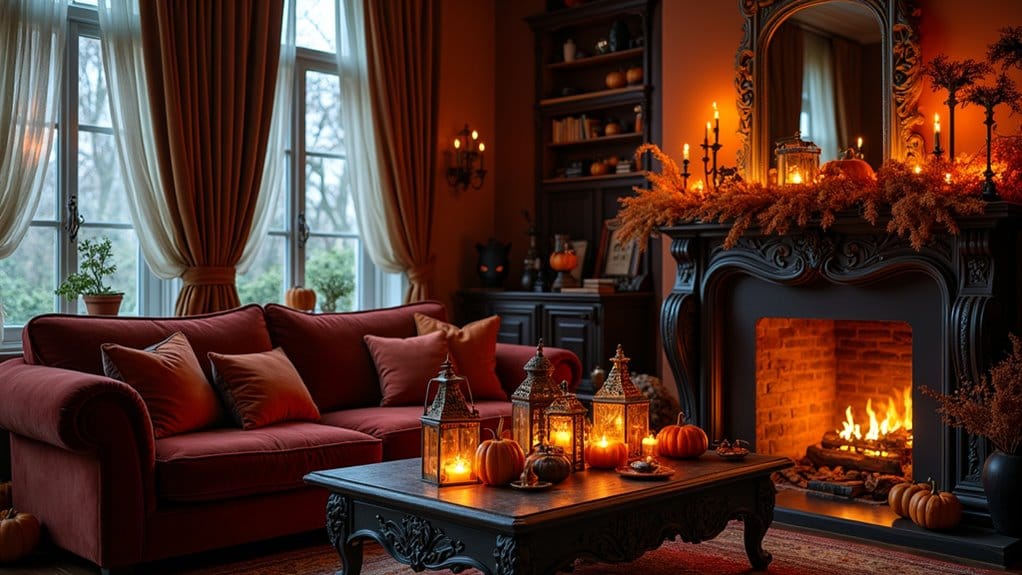 hauntingly cozy halloween decor