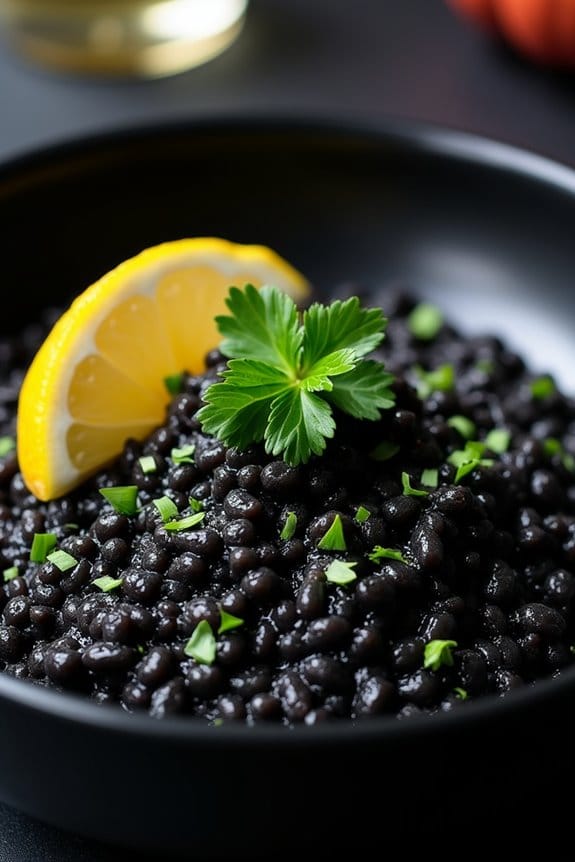 hauntingly delicious halloween risotto