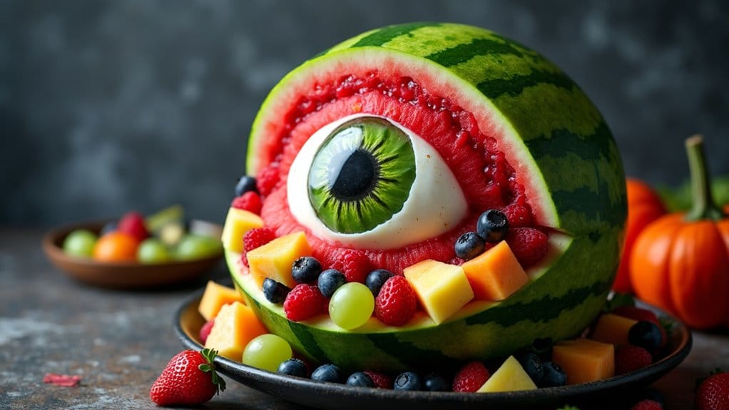 healthy halloween fruit snacks