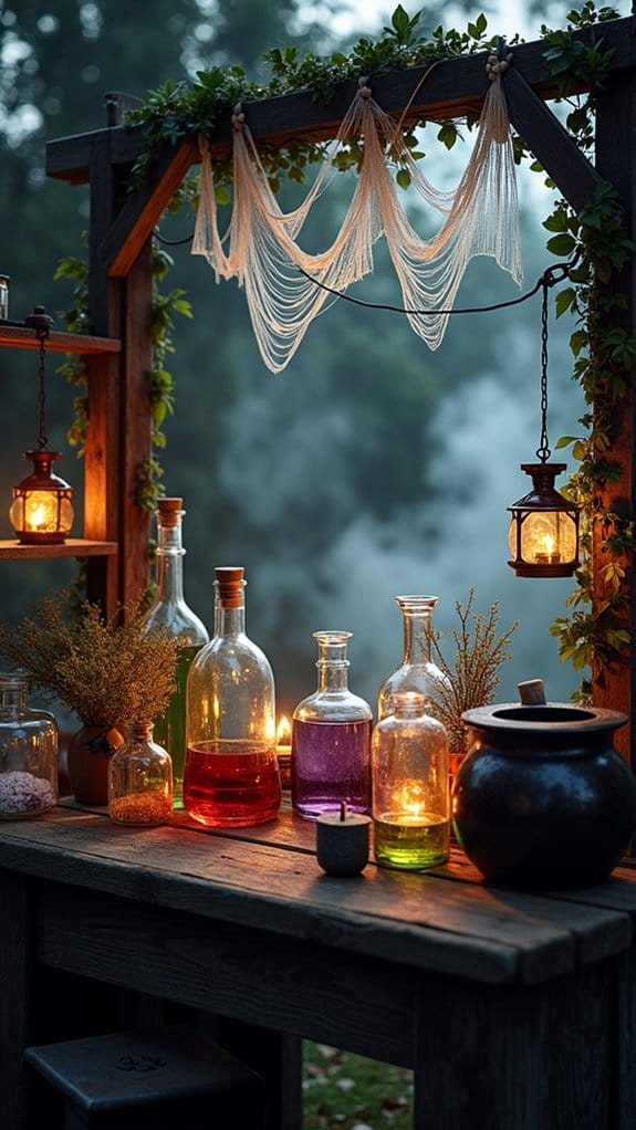 magical outdoor potion station