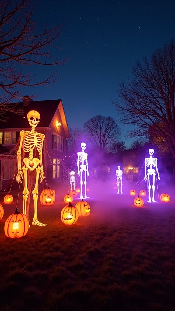 mesmerizing halloween light spectacle
