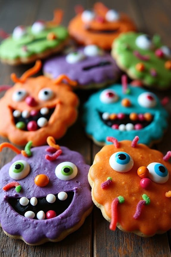 monster face cookie fun