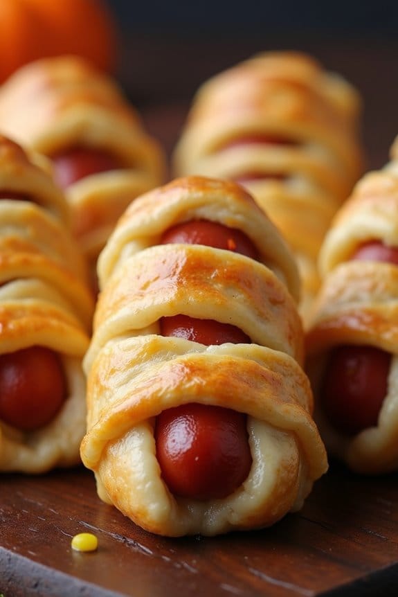 mummy hot dog wraps recipe