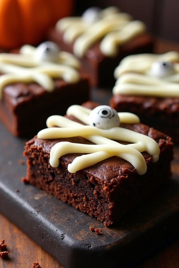 mummy wrapped brownies recipe