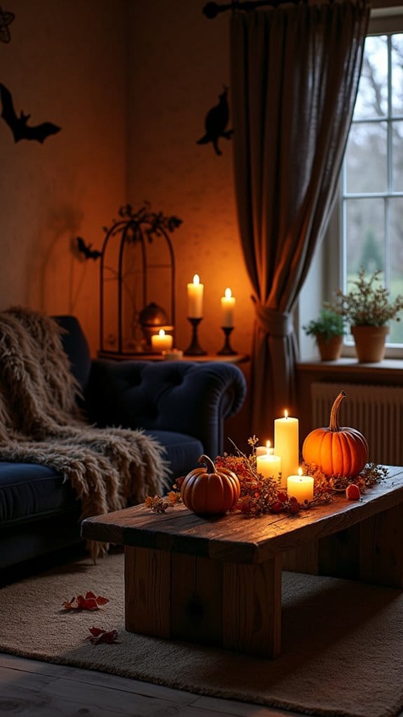 nature inspired autumn decor