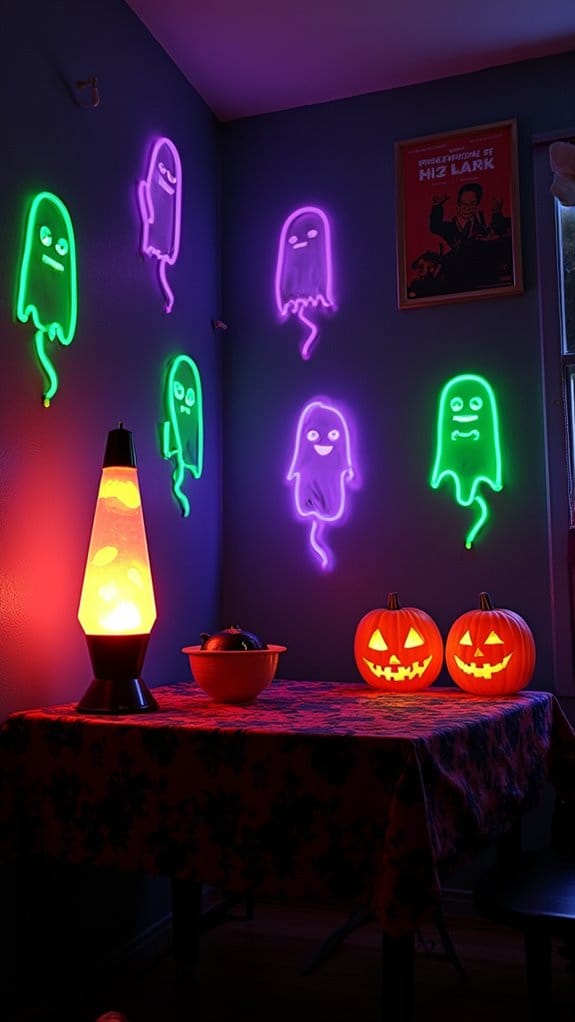 neon halloween nostalgia revival