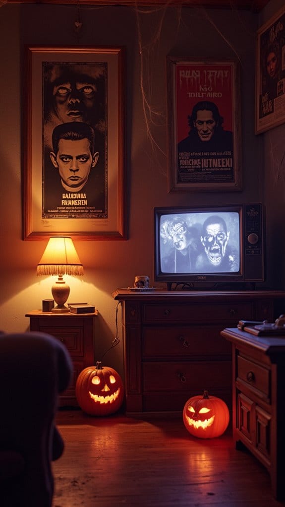 nostalgic halloween decor prints