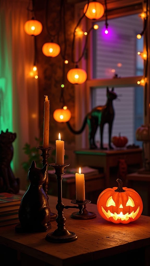 nostalgic halloween string lights