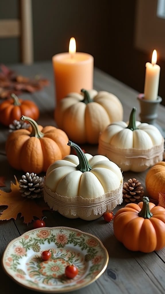 nostalgic vintage pumpkin decor