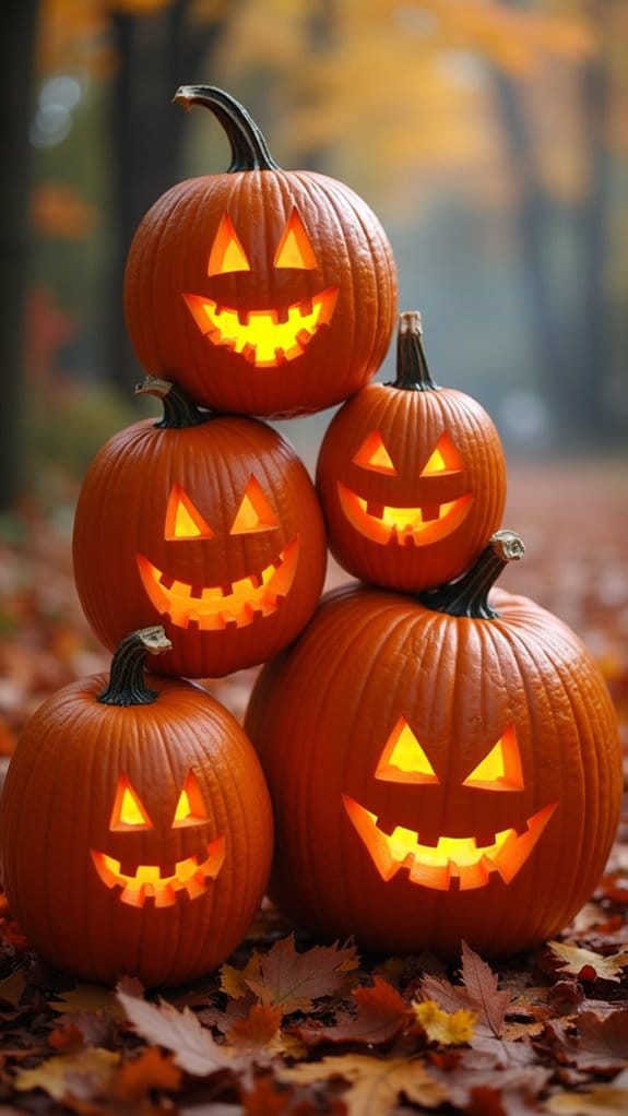 playful ghostly fall decor