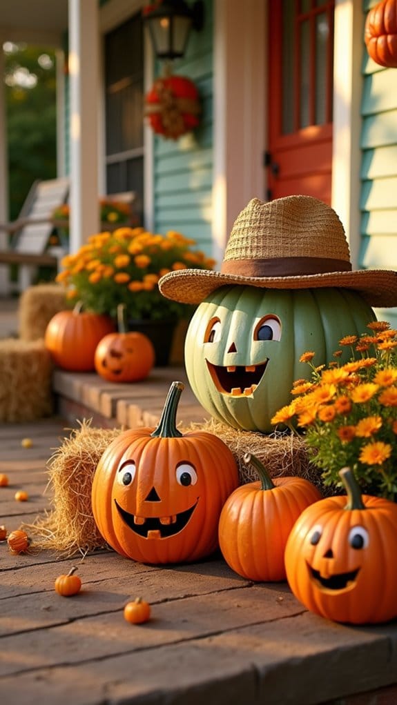 playful pumpkin character creations