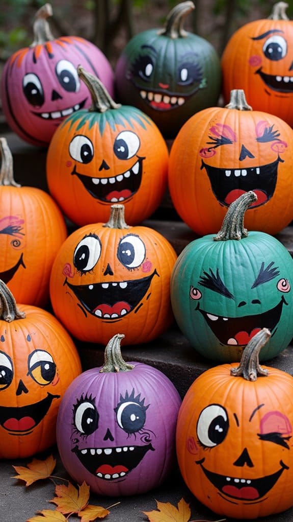 playful pumpkin expressions delight
