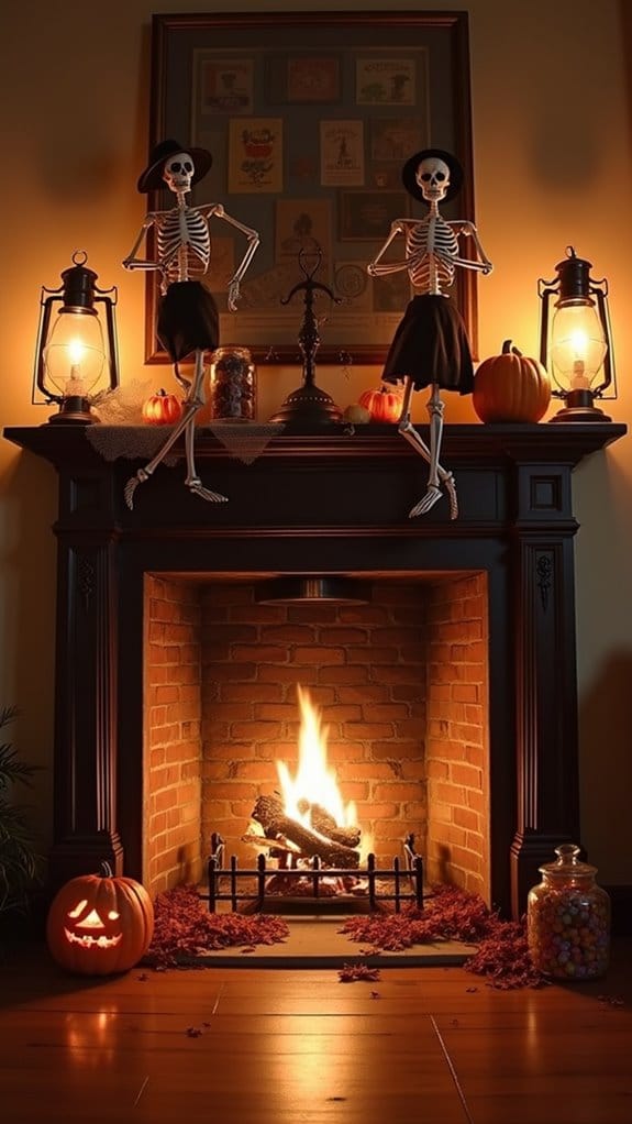 playful skeleton decorations delight