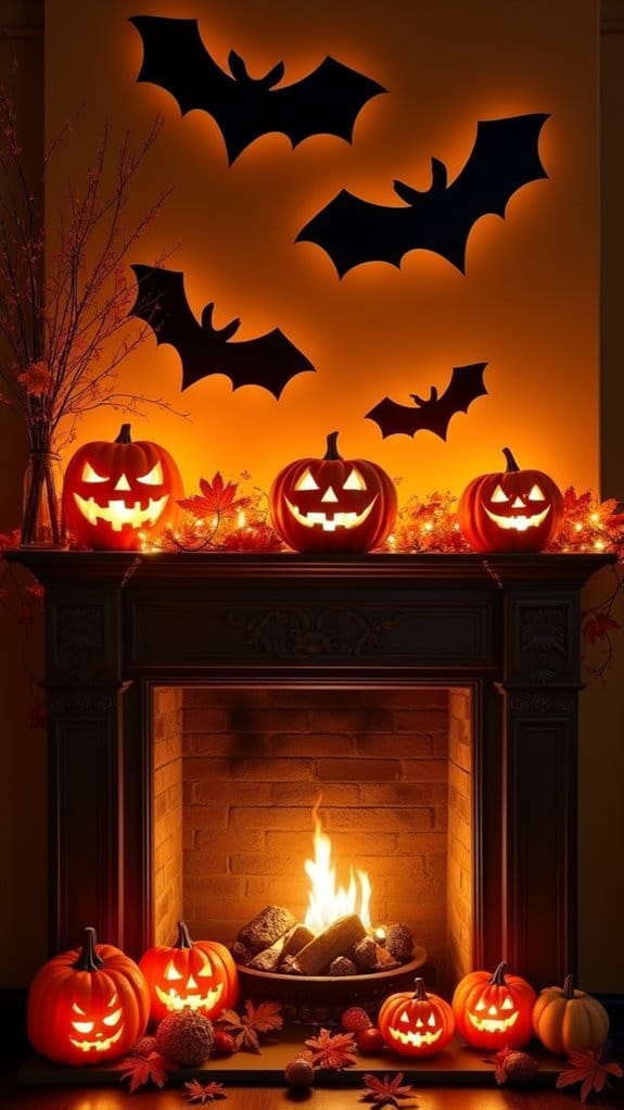 playful spooky bat decorations