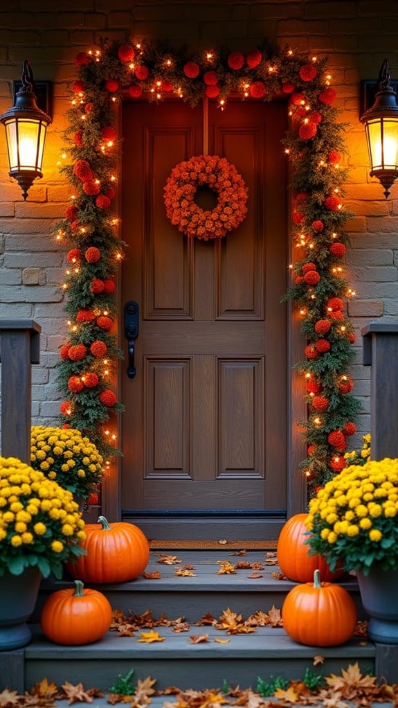 pumpkin garland diy project