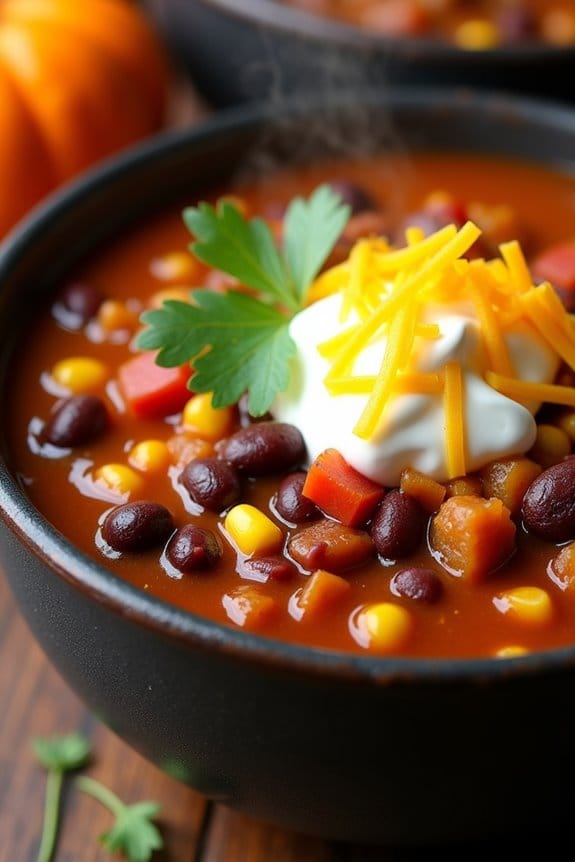 pumpkin infused halloween chili recipe