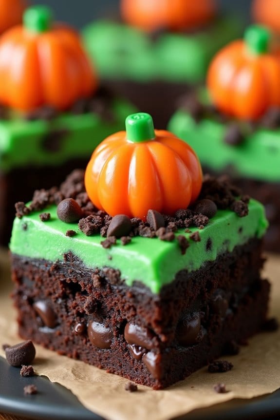 pumpkin patch brownies recipe