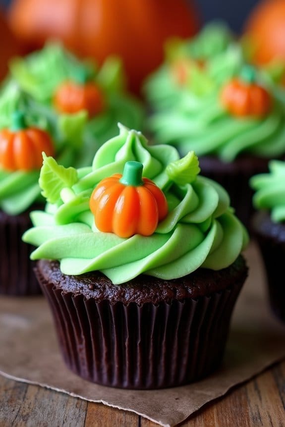 pumpkin patch cupcakes recipe