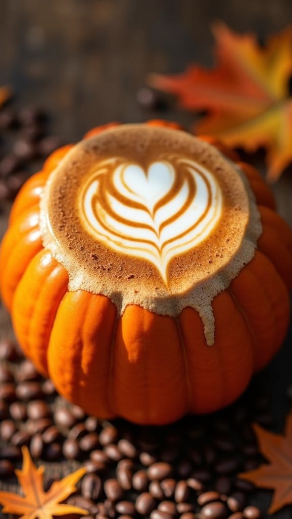 pumpkin spice latte decoration