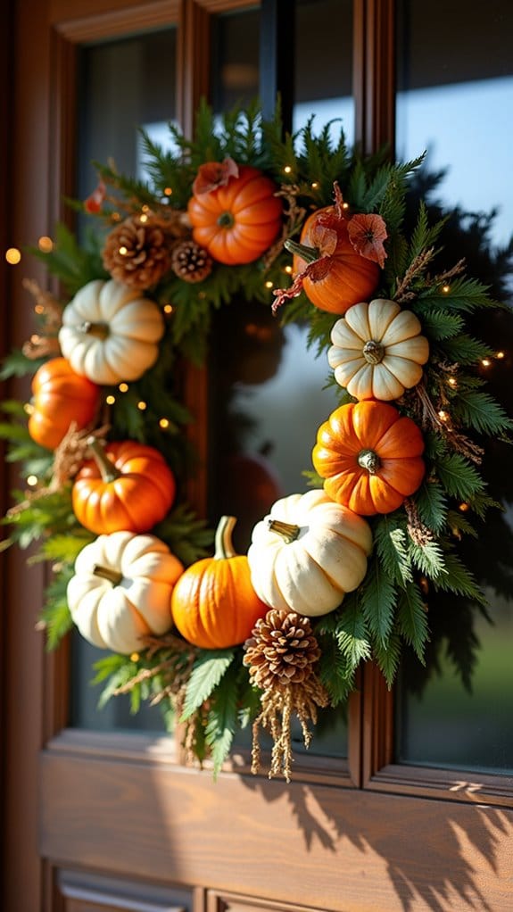 pumpkin wreaths for fall