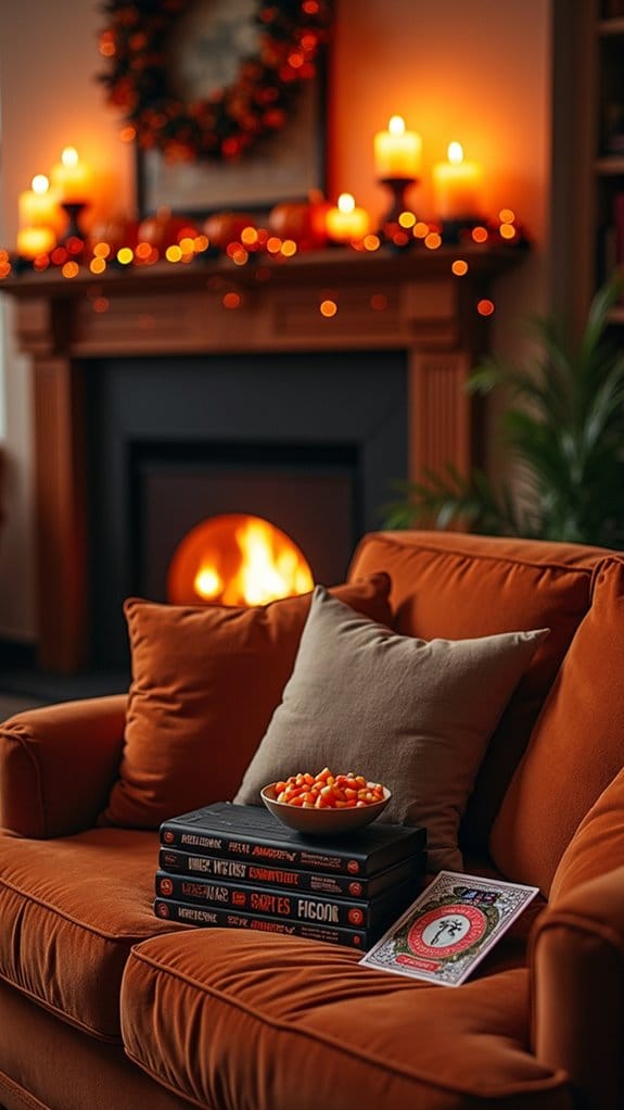 retro halloween card collection