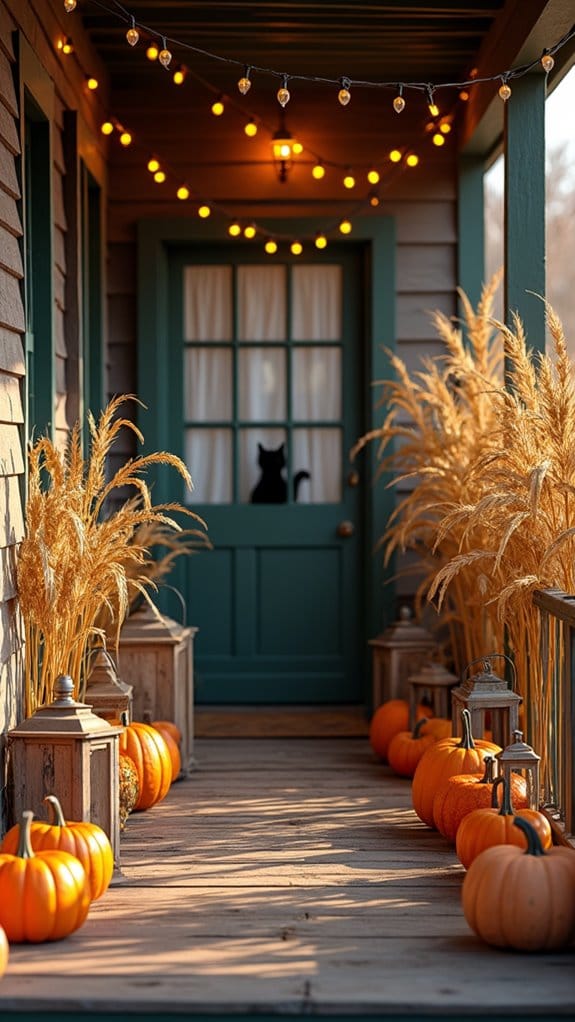 rustic charm halloween decor