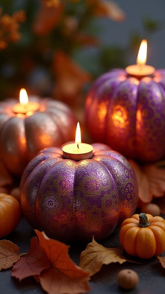 safe illuminated halloween pumpkins