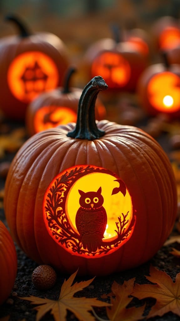 seasonal pumpkin carving designs