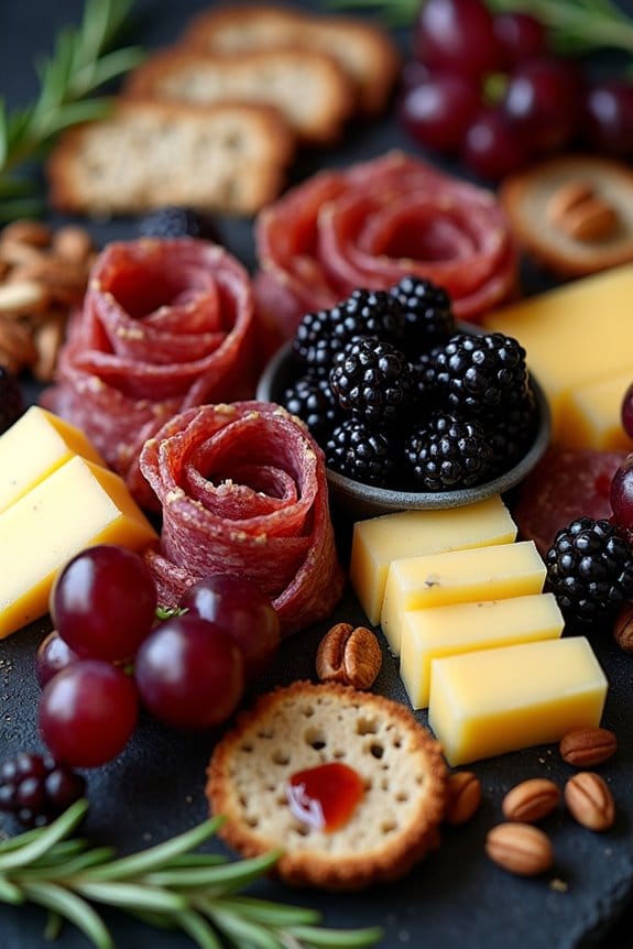 sinister halloween charcuterie board