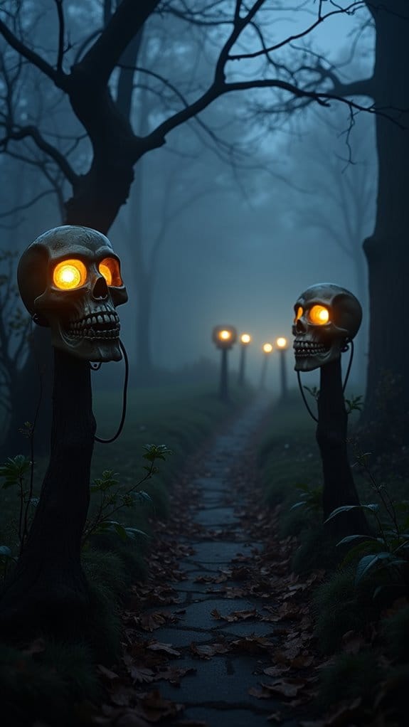 sinister skull spotlights enhance