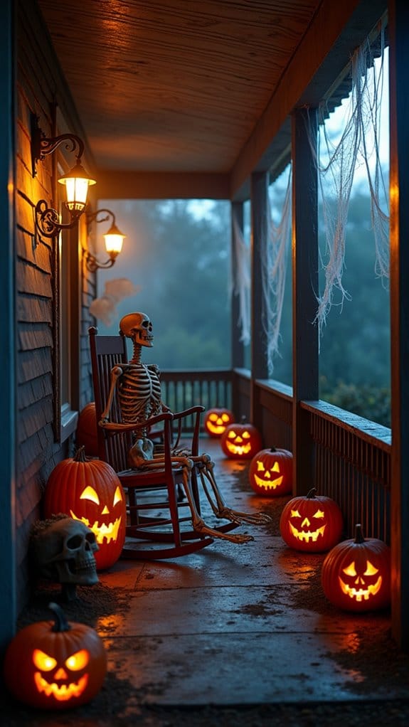 skeletons and skulls decor