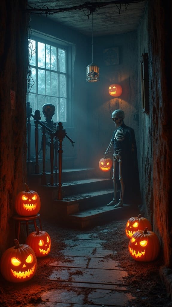 spine chilling halloween atmosphere props