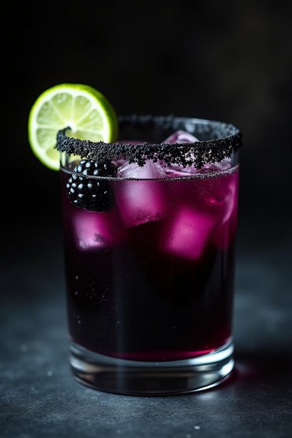 spooky blackberry margarita recipe