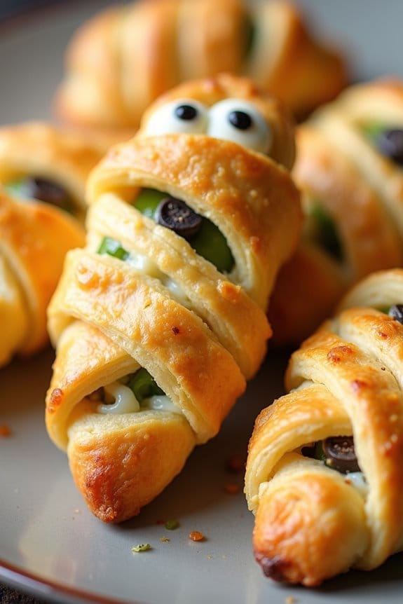 spooky cheesy jalape o bites