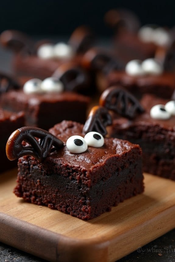 spooky delicious halloween brownies
