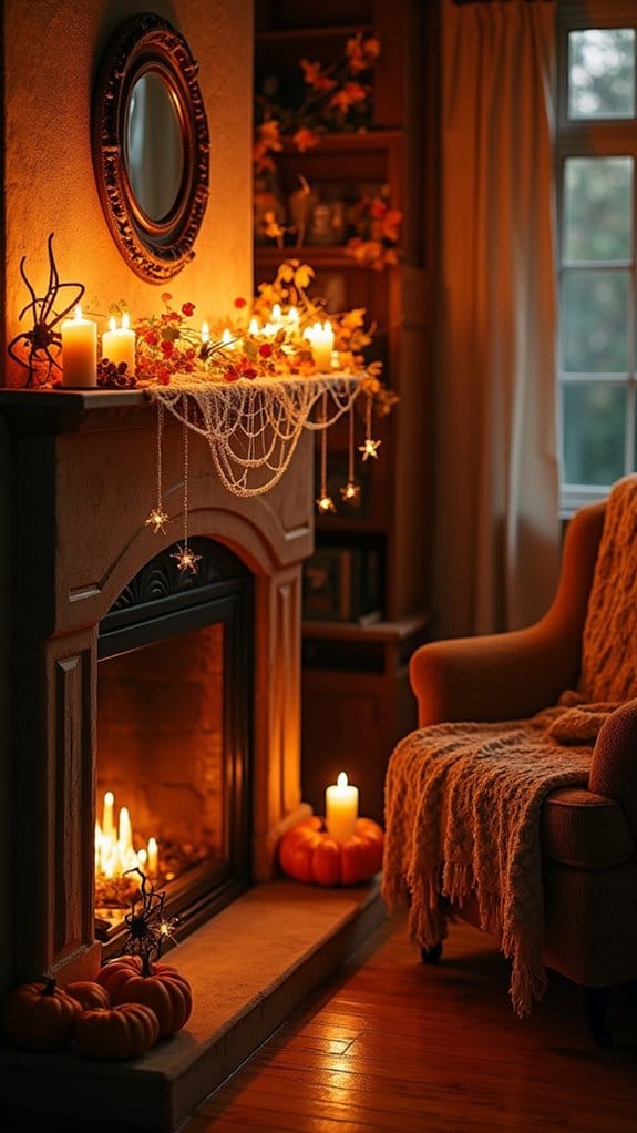 spooky elegance with webs