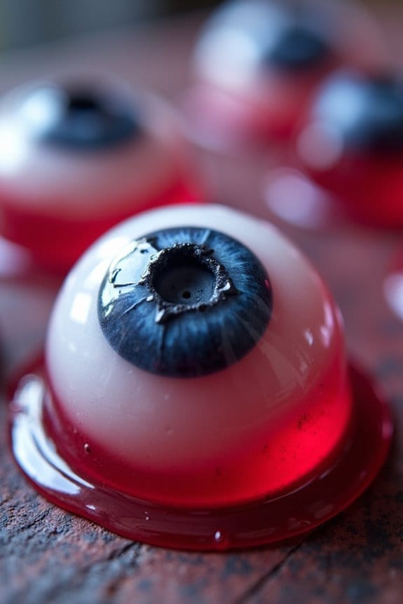 spooky eyeball jello shots