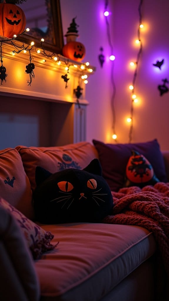 spooky festive atmosphere created