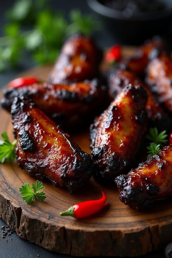 spooky flavorful halloween wings