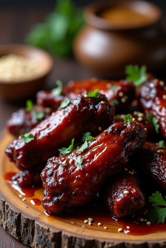 spooky flavorful halloween wings