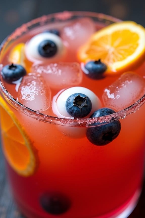 spooky fruity halloween punch