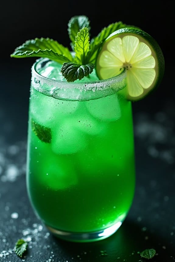 spooky green mojito recipe