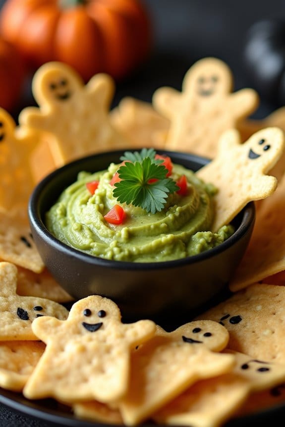 spooky guacamole for halloween